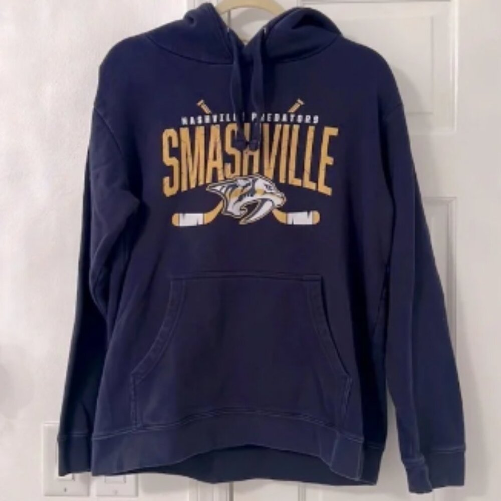 Fanatics Nashville Predators NHL Hoodie Sweatshirt Blue